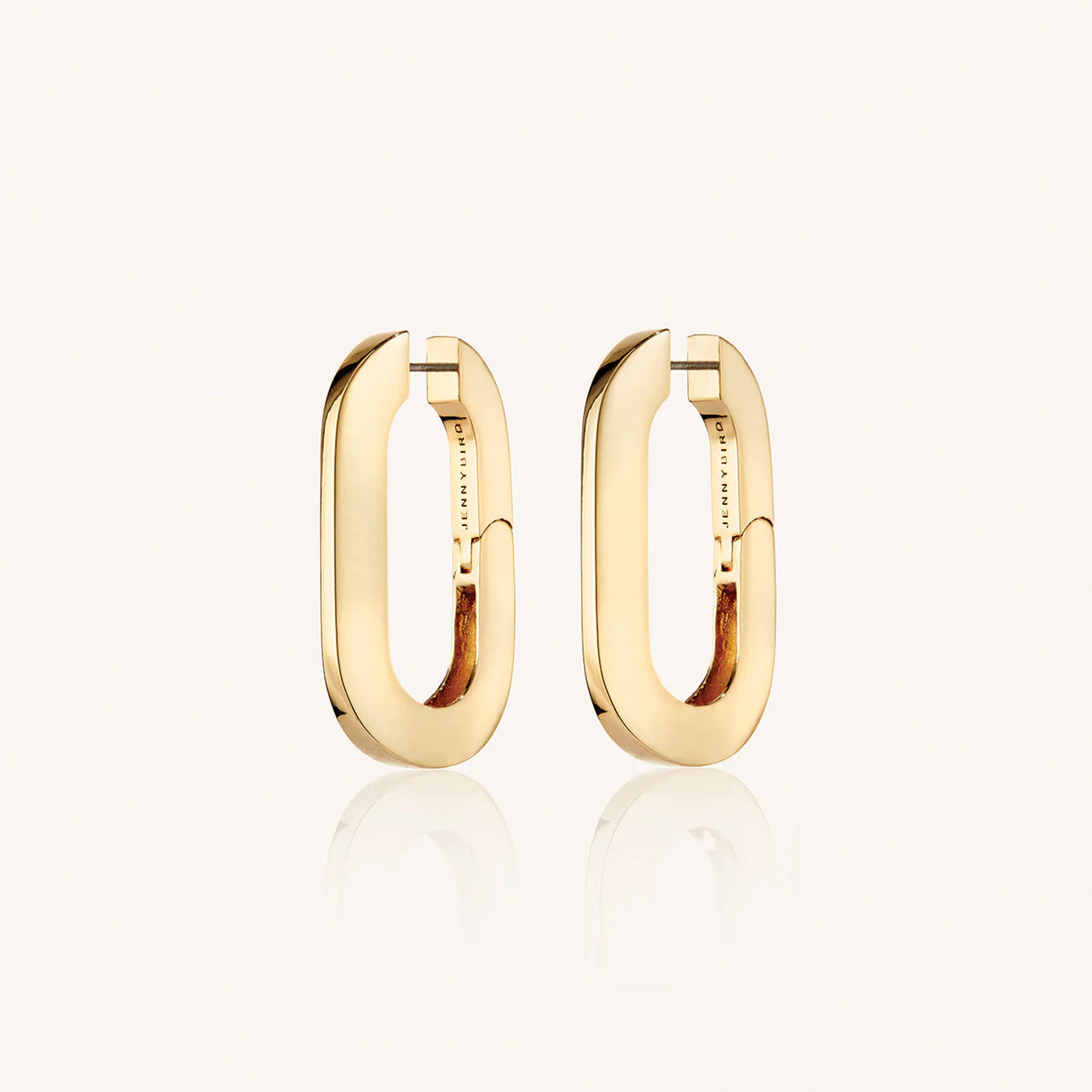 Toni Hinged Hoop Earrings Gold