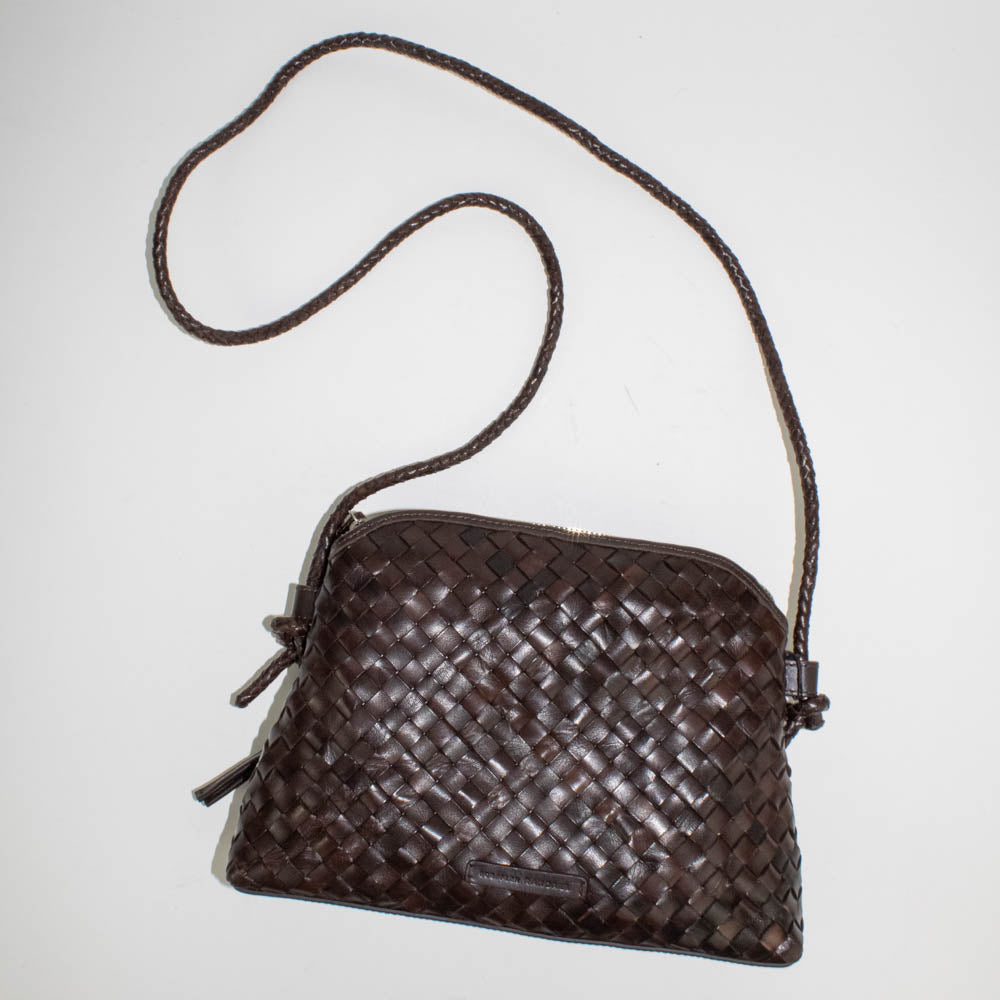 Loeffler Randall | Kai Woven Leather Tote | Timber